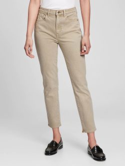 Bej High Rise Vintage Slim Washwell™ Jean Pantolon