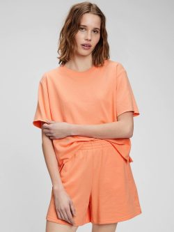 Şeftali Terry Şort