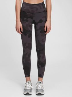 Siyah GapFit High Rise Legging Tayt