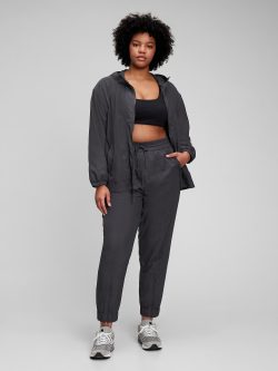Koyu Gri GapFit Crinkle Jogger Pantolon