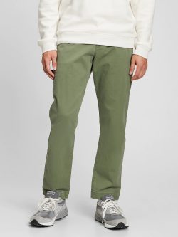 Haki GapFlex Washwell™ Essential Straight Taper Khaki Pantolon