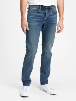 Lacivert GapFlex Slim Taper Jean Pantolon