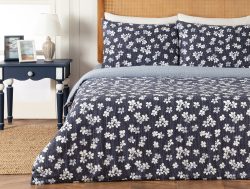 Madame Coco Chase Tek Kişilik Baskılı Ranforce Nevresim Takımı – Lacivert