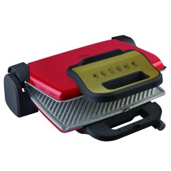 Karaca Retro Kırmızı Izgara ve Tost Makinesi