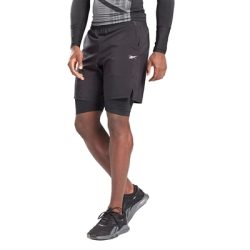 Reebok Epic Two In One Şort Siyah