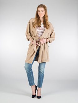 Bej Kadın Trenchcoat