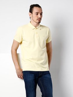 Sarı Erkek Polo K.kol