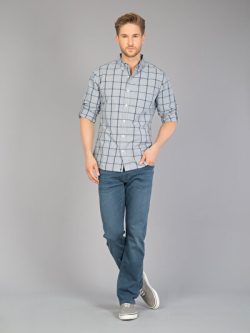 Mavi Erkek Gömlek U.kol