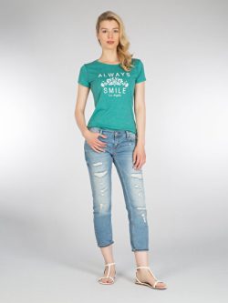 Yeşil Kadın Tshırt K.kol