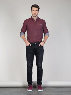 Kırmızı Erkek Gömlek U.kol