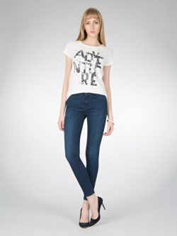 Beyaz Kadın Tshırt K.kol