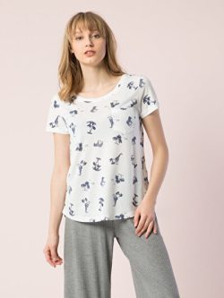 Beyaz Kadın Tshırt K.kol