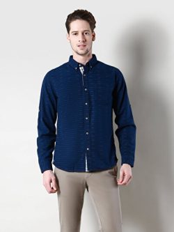 Lacivert Erkek Gömlek U.kol