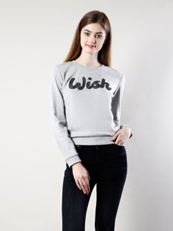 Gri Kadın Sweatshırt