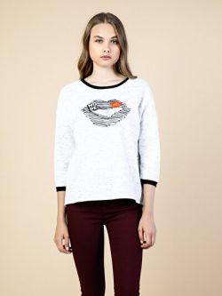 Gri Kadın Sweatshırt