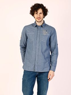 Mavi Erkek Gömlek U.kol