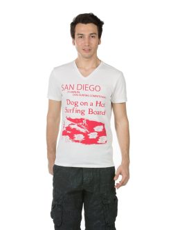 Beyaz Erkek Tshırt K.kol