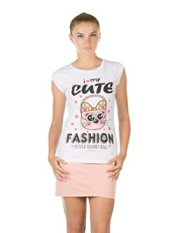 Beyaz Kadın Tshırt K.kol