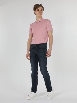 Normal Kesim Düşük Bel Düz Paça Denım Erkek Pantolon