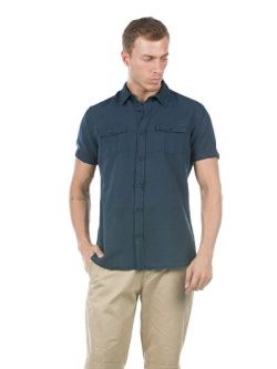 Lacivert Erkek Gömlek K.kol
