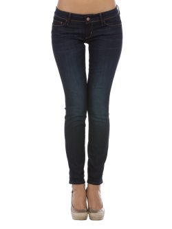 757 Sally Super Slim Fit Super Düşük Bel Dar Paça Kadın Siyah Jean Pantolon