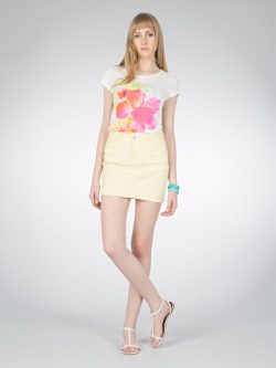 Beyaz Kadın Tshırt K.kol