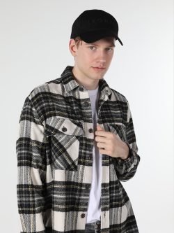 Kareli Siyah Erkek Şapka