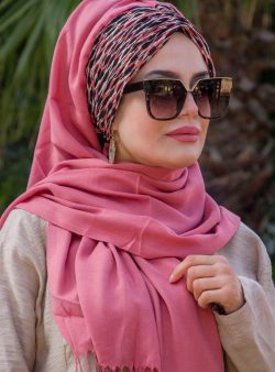 Şal AİŞE TESETTÜR Gül Kurusu