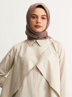 Eşarp MADAME POLO Kahverengi