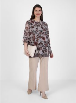 Büyük Beden Tunik Alia Bej