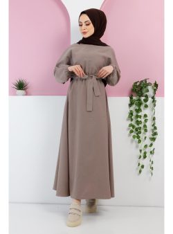 Tesettür Elbise Tesettür Dünyası Vizon