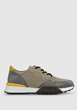 Gri Deri Erkek Ayakkabi