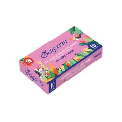 Hijyenik Yüz Maskesi Kız Çocuk Desenli 10’lu