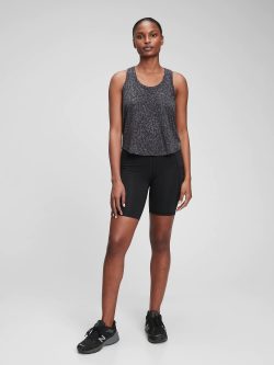 Siyah GapFit Breathe Racerback Spor Üstü