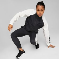 Puma – 522186_01 – PUMA FIT Logo CB Kadın Dokuma Antrenman Ceketi