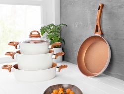 Madame Coco Chef Granite Look Tencere Seti 7 Parça