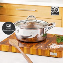 Karaca 3Ply PowerSteel 316+ Çelik Petekli Tencere 20 cm 2,6 Lt