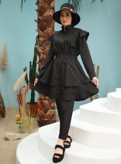 Tesettür Mayo Ns Tasarım Siyah