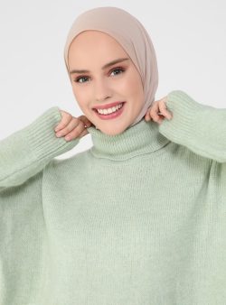 Triko Tunik Refka Mint Yeşili