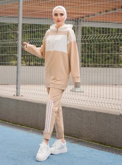 Eşofman Takımı Burcu Fashion Latte