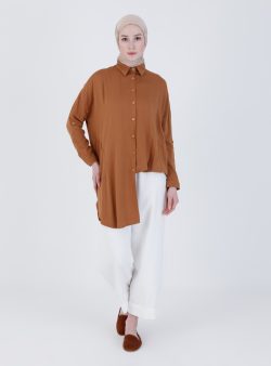 Pantolon Veteks Line Beyaz / Ekru / Camel