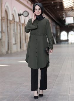 Abiye Takım Mimelisa Haki