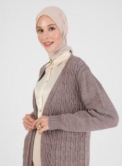 Triko Hırka Refka Vizon