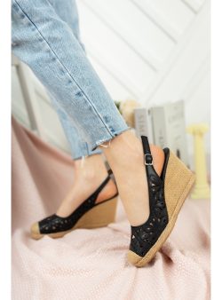 Topuklu Ayakkabı Moda Değirmeni Siyah