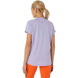 Asics FUJITRAIL LOGO SS TOP Kadın Lila Tshirt 2012C395-501