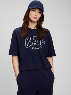Lacivert Gap Logo T-Shirt