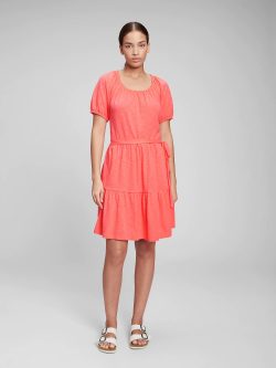 Pembe ForeverSoft Mini Elbise