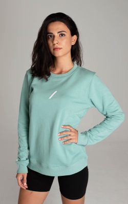 The Basic Koleksiyonu – Sweatshirt | Su Yeşili