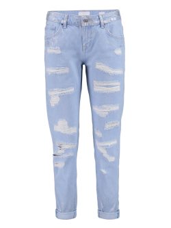 893 Julıa Orta Bel Kısa Paça Boyfriend Fit Kadın Jean Pantolon