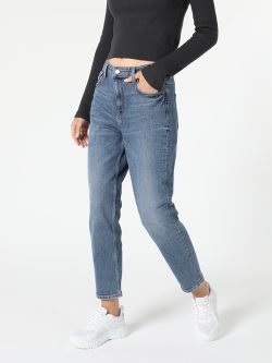 891 Maya Orta Bel Daralan Paça Slim Fit Jean Kadın Jean Pantolon